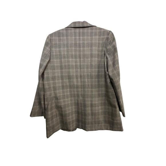 Lafayette 148 Women's Heather Plaid Wool Blended Eloquent Blazer Jacket Size 16 - Picture 9 of 15